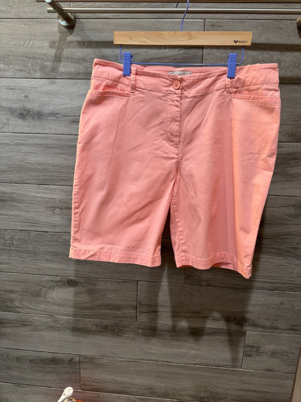 Talbots Peach Chino Bermuda Shorts